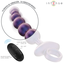 INTENSE - TITO VIBRIERENDER ANALSTECKER MODELL 3 MIT FERNBEDIENUNG – Produktansicht 4