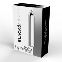 BLACK&SILVER - KAILAN 2 SILBER VIBRIERENDE MAGNETKUGEL – Produktansicht 5