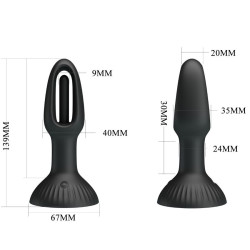 PRETTY LOVE - HUBERT ANAL PLUG MIT 7 VIBRATIONSMODI – Produktansicht 6