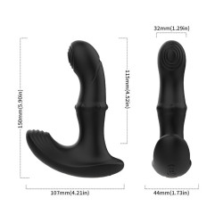 ARMONY - ANAL-PROSTATA-VIBRATOR MIT FERNBEDIENUNG SCHWARZ – Produktansicht 6