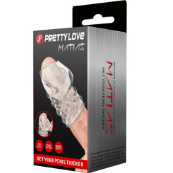 PRETTY LOVE - MATIAS TRANSPARENTER PENISVERDICKER – Produktansicht 9