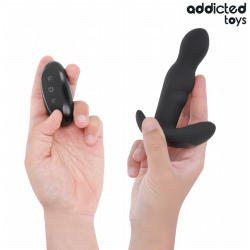 ADDICTED TOYS - ROTIERENDER VIBRIERENDER ANALSTECKER MIT FERNBEDIENUNG – Produktansicht 2