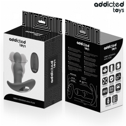 ADDICTED TOYS - ROTIERENDER VIBRIERENDER ANALSTECKER MIT FERNBEDIENUNG – Produktansicht 3