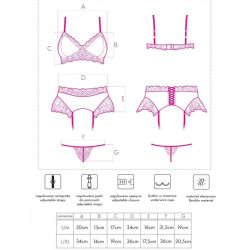 LIVCO CORSETTI FASHION - NAHIR LC 20214 BH + HÖSCHEN + STRUMPFGÜRTEL – Produktansicht 4