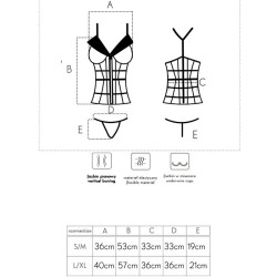LIVCO CORSETTI FASHION - LAURA LC 20215 KORSETT + STRING – Produktansicht 6