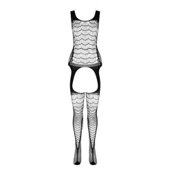 PASSION - BS 104 BODYSTOCKING WEISS EINE GRÖSSE – Produktansicht 3