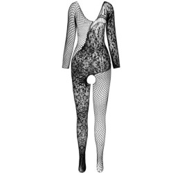PASSION - BS 107 BODYSTOCKING SCHWARZ EINE GRÖSSE – Produktansicht 3