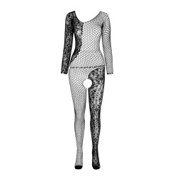 PASSION - BS 107 BODYSTOCKING SCHWARZ EINE GRÖSSE – Produktansicht 4