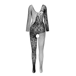 PASSION - BS 107 BODYSTOCKING ROT EINE GRÖSSE – Produktansicht 3