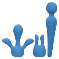 CALEXOTICS - COUTURE KIT VIBRATORSTAB 10 VIBRATIONEN BLAU – Produktansicht 2