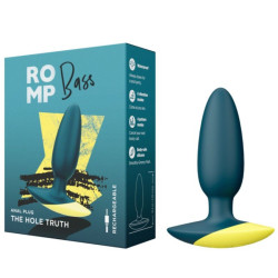 ROMP - BASS PLUG ANALVIBRATOR 10 CM GRÜN – Produktansicht 5
