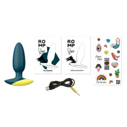 ROMP - BASS PLUG ANALVIBRATOR 10 CM GRÜN – Produktansicht 8