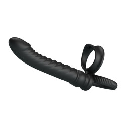 PRETTY LOVE - MERRITT ANALVIBRATOR MIT RING UND VIBRATIONSFUNKTION, SCHWARZ – Produktansicht 4