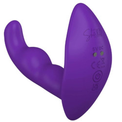 SHE.E.O – ROTIERENDER, VIBRIERENDER ANALSTIMULATOR MIT FERNBEDIENUNG – LILA – Produktansicht 5