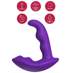 SHE.E.O – ROTIERENDER, VIBRIERENDER ANALSTIMULATOR MIT FERNBEDIENUNG – LILA – Produktansicht 8