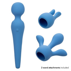 CALEXOTICS - COUTURE KIT VIBRATORSTAB 10 VIBRATIONEN BLAU – Produktansicht 6