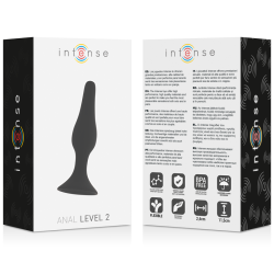 INTENSE - ANAL STUFE 2 11,5CM SCHWARZ – Produktansicht 3