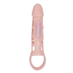 PRETTY LOVE - HARRISON PENIS EXTENDER COVER MIT VIBRATION UND RIEMEN 13.5 CM – Produktansicht 3