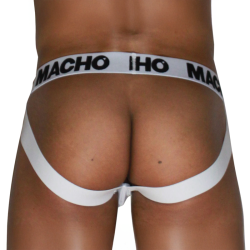 MACHO - MX29BL JOCK WHITE + WHITE S – Produktansicht 3