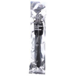 ALL BLACK - RIDGED DUSCHANAL SILIKON 27 CM – Produktansicht 2
