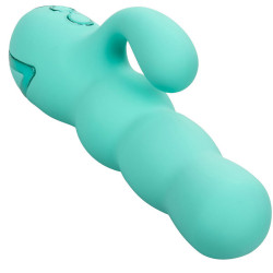 CALEXOTICS - DEL MAR DIVA VIBRATOR RABBIR AQUA GRÜN VON CALIFORNIA DREAMING – Produktansicht 6