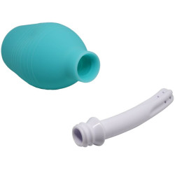 MR PLAY - ANAL-BIRNE-BLAUE GUMMI-DUSCHE – Produktansicht 4