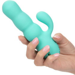 CALEXOTICS - DEL MAR DIVA VIBRATOR RABBIR AQUA GRÜN VON CALIFORNIA DREAMING – Produktansicht 7