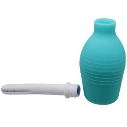 MR PLAY - ANAL-BIRNE-BLAUE GUMMI-DUSCHE – Produktansicht 6