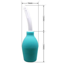 MR PLAY - ANAL-BIRNE-BLAUE GUMMI-DUSCHE – Produktansicht 7