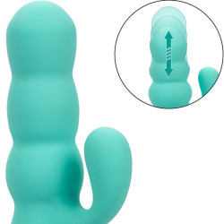 CALEXOTICS - DEL MAR DIVA VIBRATOR RABBIR AQUA GRÜN VON CALIFORNIA DREAMING – Produktansicht 10