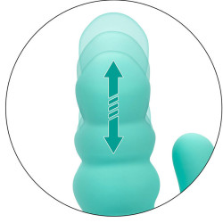 CALEXOTICS - DEL MAR DIVA VIBRATOR RABBIR AQUA GRÜN VON CALIFORNIA DREAMING – Produktansicht 11