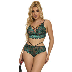 SUBBLIME - 954086 BH + HÖSCHEN SPITZE GRÜN S/M – Produktansicht 4