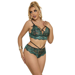 SUBBLIME - 954086 BH + HÖSCHEN SPITZE GRÜN S/M – Produktansicht 5