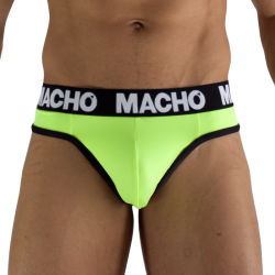 MACHO - MTG001 FLUORESZIERENDER GELBER STRINGTANGA, GRÖSSE – Produktansicht 2