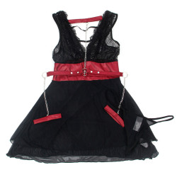 SUBBLIME - 954420 BONDAGE-KLEID AUS SPITZE SCHWARZ S/M – Produktansicht 7