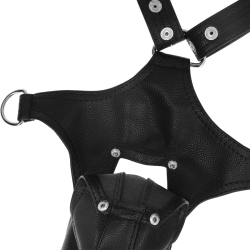 FETISH SUBMISSIVE ATTITUDE - V-FÖRMIGER HARNESS AUS ÖKOLEDER FÜR HERREN – Produktansicht 6