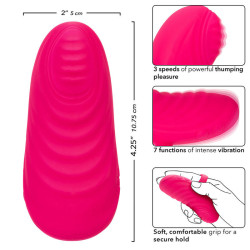 CALEXOTICS - ENVY HANDMASSAGER MIT ROLLBALL, 7 VIBRATIONEN, ROSA – Produktansicht 9