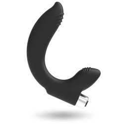 ADDICTED TOYS - PROSTATISCHER VIBRATOR WIEDERAUFLADBAR. MODELL 7 - SCHWARZ – Produktansicht 2
