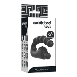 ADDICTED TOYS - ANAL-MASSAGER PROSTATIK MIT VIBRATION – Produktansicht 5