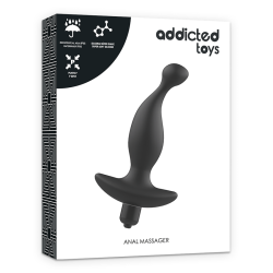 ADDICTED TOYS - ANALMASSAGER MIT SCHWARZER VIBRATIONMODELL 1 – Produktansicht 6