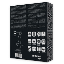 ADDICTED TOYS - ANALMASSAGER MIT SCHWARZER VIBRATIONMODELL 1 – Produktansicht 7