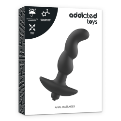 ADDICTED TOYS - ANALMASSAGER MIT SCHWARZER VIBRATION. MODELL 2 – Produktansicht 5