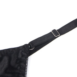 SUBBLIME - 955199 BH-SET MIT VERSTELLBARER SCHWARZER SCHLEIFE S/M – Produktansicht 9