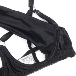 SUBBLIME - 955199 BH-SET MIT VERSTELLBARER SCHWARZER SCHLEIFE S/M – Produktansicht 12