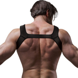 FETISH SUBMISSIVE ATTITUDE - NEOPREN-BRUSTHARNESS FÜR MNNER, GRÖSSE M – Produktansicht 3