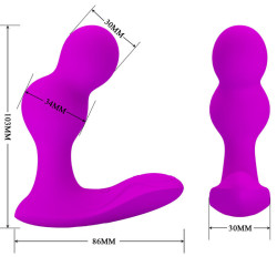 PRETTY LOVE - TERRANCE ANAL VIBRATOR MASSAGER MIT FERNBEDIENUNG – Produktansicht 5