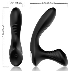 ARMONY - STORM VIBRATOR ANAL PROSTATA & STECKER FERNBEDIENUNG SCHWARZ – Produktansicht 2