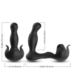 ARMONY - SURROUND VIBRATOR ANAL & STIMULATOR HODEN FERNBEDIENUNG SCHWARZ – Produktansicht 3