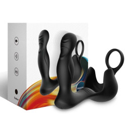 ARMONY - SURROUND VIBRATOR ANAL & STIMULATOR HODEN & RING FERNBEDIENUNG SCHWARZ – Produktansicht 3