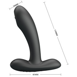 PRETTY LOVE - REMINGTON ANAL- UND VAGINAL-VIBRATIONSMASSAGER SCHWARZ – Produktansicht 5